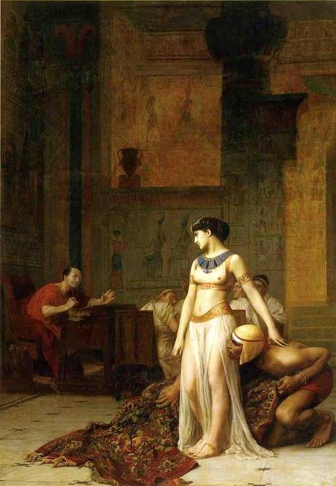 Cezar și Cleopatra (Jean-Leon Gerome 1866) / 4711681_Kleopatra_i_Cezar_JanLeon_Jeroma_1866_g (483x699, 54Kb)
