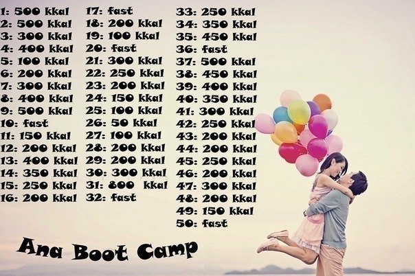 Ana Boot Camp Abc Диета Авс 50 Дней
