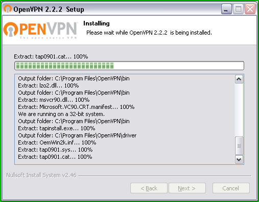 Уcтанавливаем программу OpenVPN для Windows
