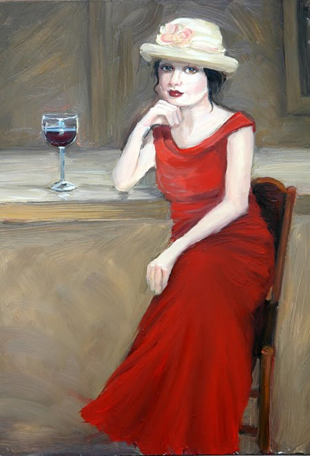 cafe_series_the_red_dress (450x662, 225Kb)