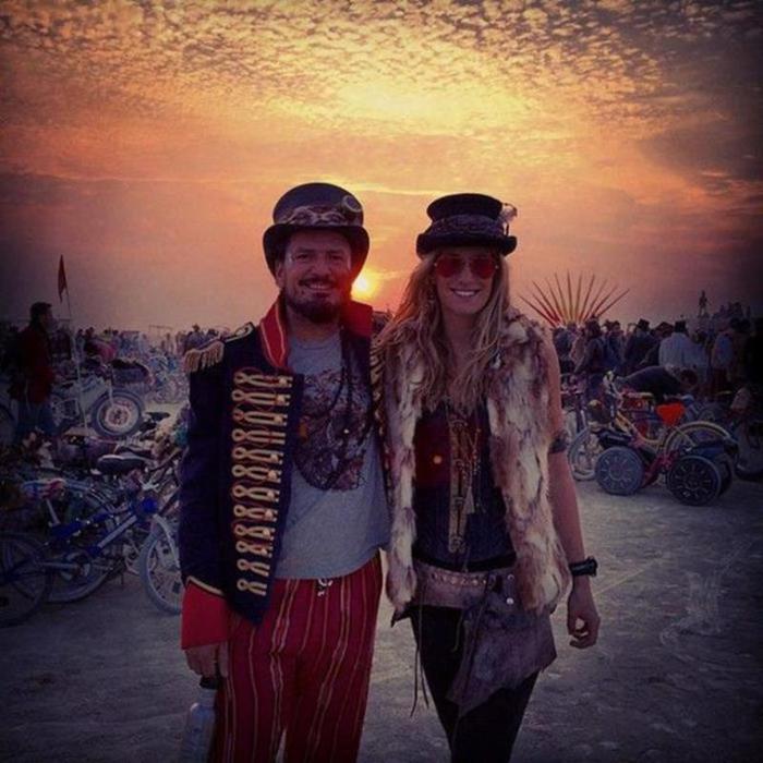 Молодежный фестиваль Burning Man в штате Невада