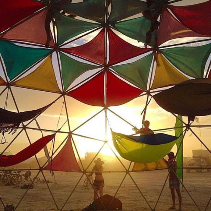 Молодежный фестиваль Burning Man в штате Невада