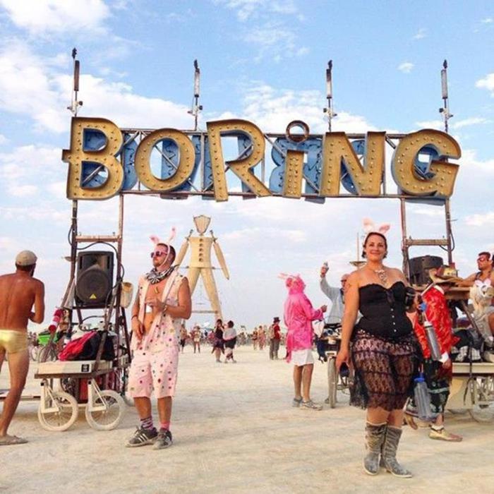 Молодежный фестиваль Burning Man в штате Невада