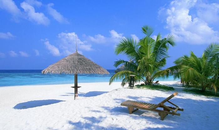 Фотографии удивительно красивых пляжей с белым песком