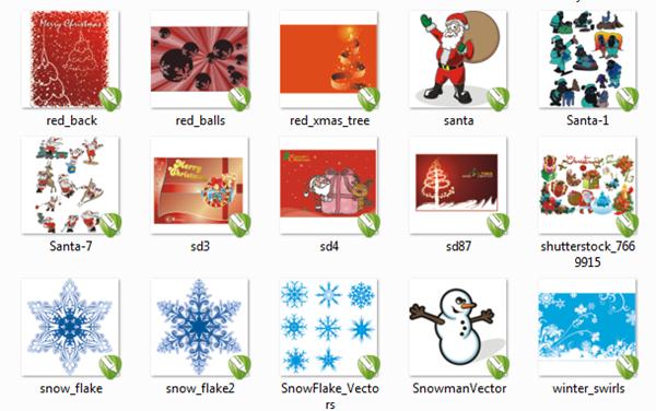 Новогодние и рождественские векторные картинки Бесплатно скачать CDR, AI, EPS картинки