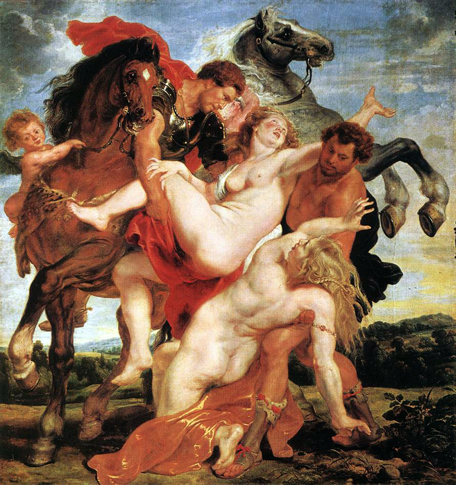 Violul din fiicele lui Leucippus, 1617-1618 (Rubens, Peter Paul (1577-1640) / 4711681_Pohishenie_docherei_Levkippa_16171618_Rybens_Piter_Payl_15771640 (657x700, 527Kb)