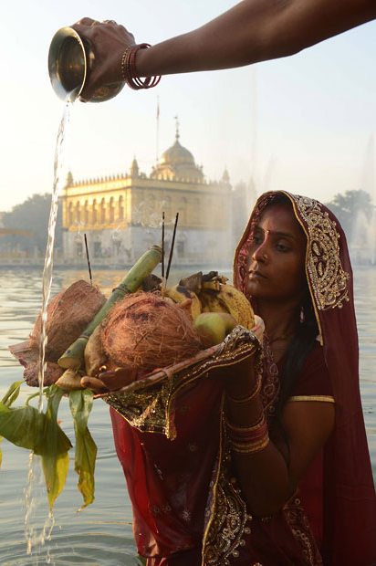 Индуистский фестиваль Пуджа Чхатх (Hindu festival of Chhath Puja)