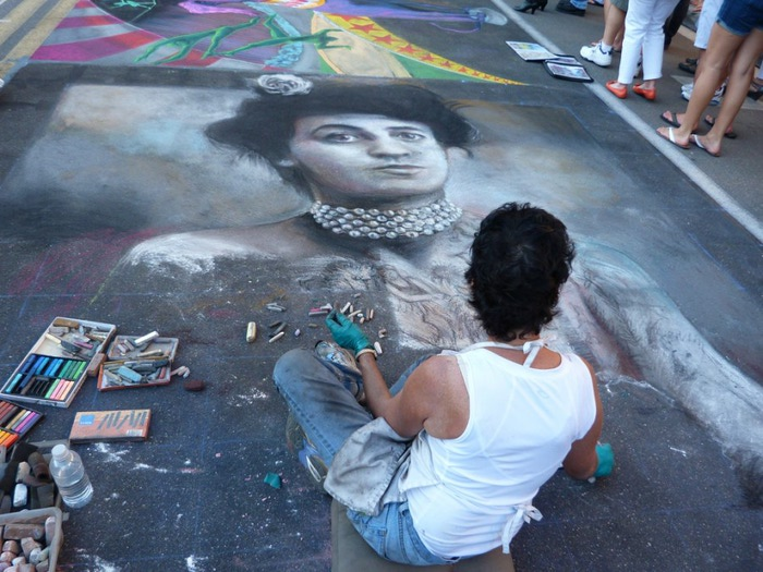 Фестиваль рисунка мелом 'Sarasota Chalk Festival 2012'