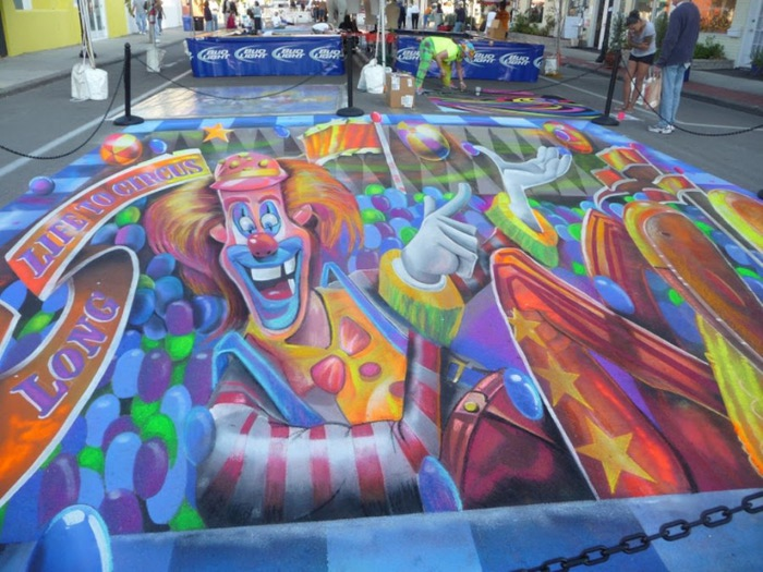 Фестиваль рисунка мелом 'Sarasota Chalk Festival 2012'