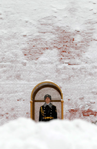 Сильный снегопад в Москве (Heavy snow in Moscow)