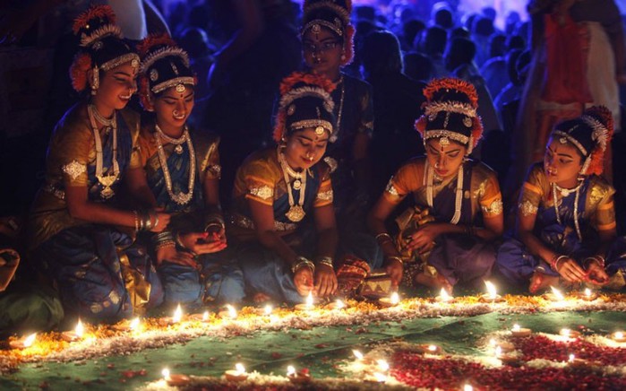 Фестиваль Картик Пурнима в Индии