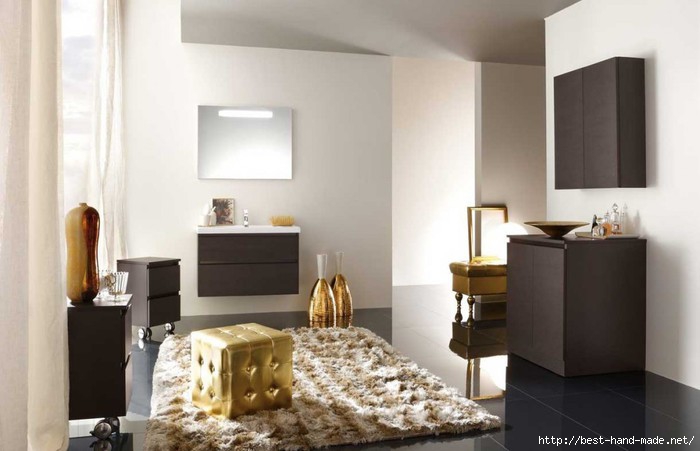 Best-Golden-Bathroom-with-Cream-Rug-1024x660 (700x451, 127Kb)