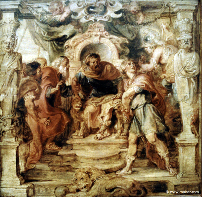 Wrath of Ahile.  1630-1635 (Peter Paul Rubens (1577-1640) / 4711681_Ssora_Agamemnona_s_Ahillesom_Rybens (700x683, 618Kb)