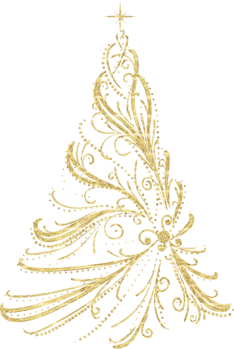 free silver christmas tree clip art - photo #10