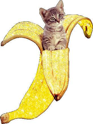 Котик из банана! (328x435, 76Kb)