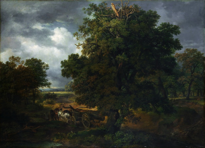 Английский живописец, начало 19 века - Пейзаж (700x506, 105Kb)