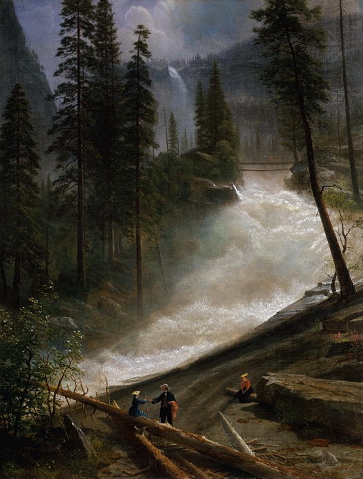 Альберт Бирштадт - Водопад Невада, Йосмит  1872-73 (528x696, 133Kb)