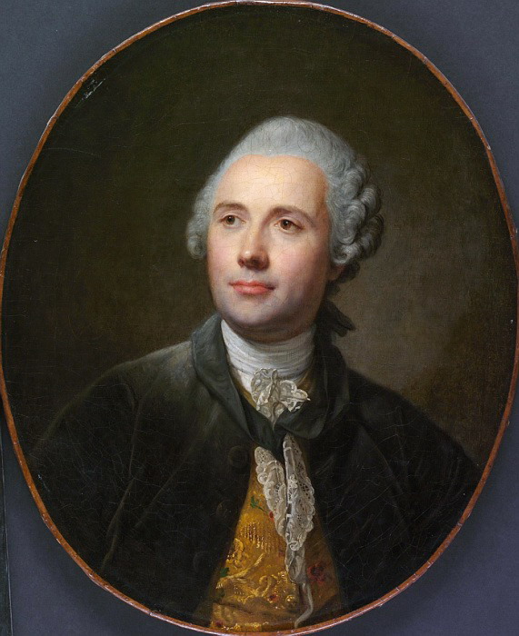 Жан-Батист Грез - Скульптор Жан-Жак Кафье (1725-1792) 1763-65 (571x700, 112Kb)