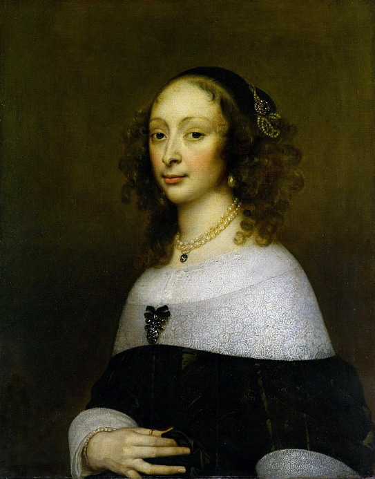 Адриан Ханнеман - Женский портрет 1653 (543x693, 107Kb)