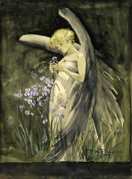 Дора Уилер - Фея в Ирисах  1888 (511x693, 121Kb)
