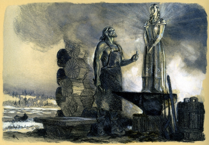 1067597_nicolai_kochergin_kalevala_15_ilmarinen_makes_a_new_wife_of_silver_and_gold_01 (700x485, 317Kb)