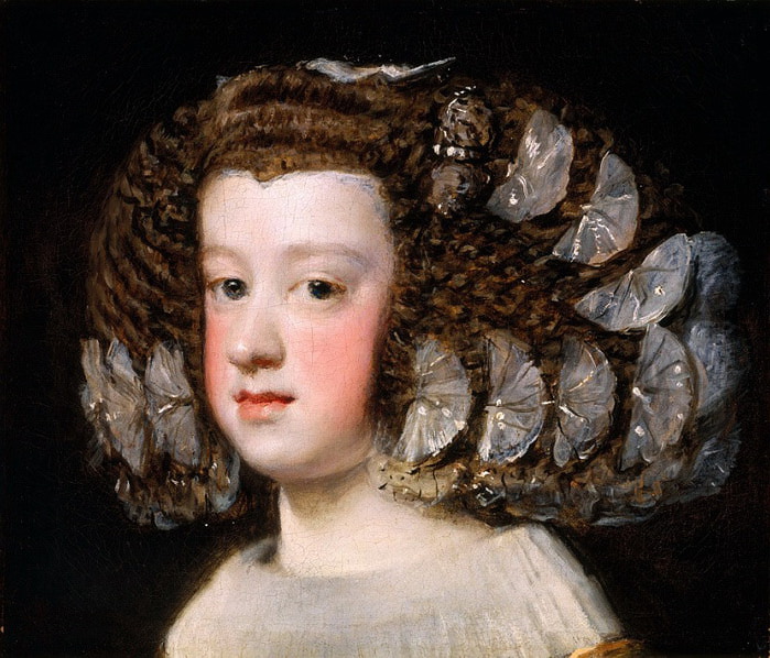 Веласкес (Испания, Севилья 1599-1660 Мадрид) - Мария Тереза (1638-1683), Инфанта Испании  1651-1654 (700x598, 126Kb)