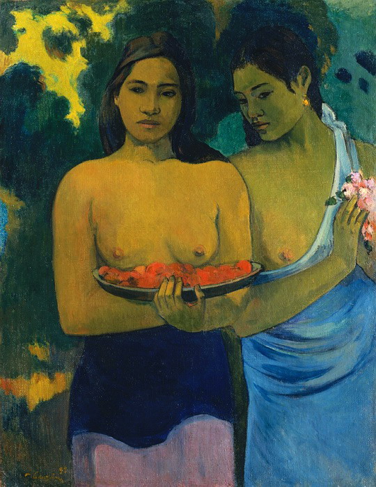 Поль Гоген - Две таитянские женщины. 1899 (540x700, 150Kb)