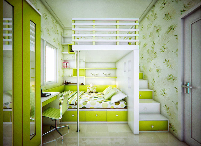 Catchy-Kids-Bedroom-with-Lime-Green-Color-Ideas (700x511, 105Kb)