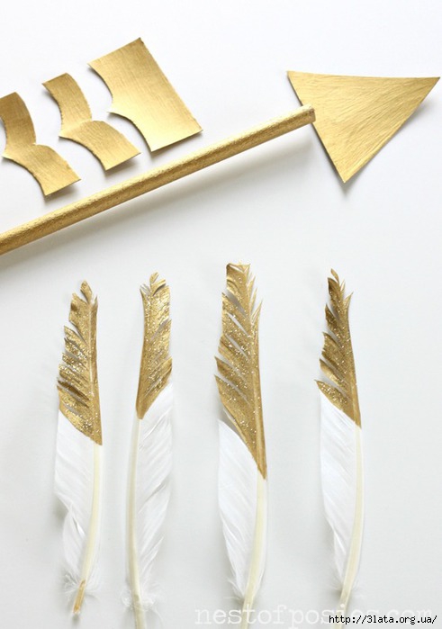 gold-dipped-feathers-and-arrow- (491x700, 131Kb)