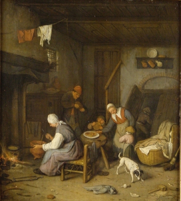 4000579_Interieur_met_pannenkoekbakkende_vrouw (600x665, 257Kb)