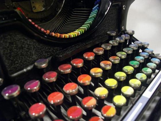 Тайри Каллахан. Цветная печатная машинка. Фотографии