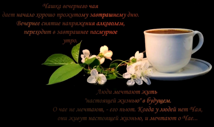 Чай красивые цитаты Чай красивые цитаты