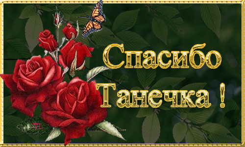 Спасибо таня за поздравление Спасибо таня за поздравление