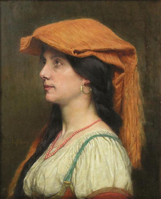 Jules-Joseph Lefebvre Portrait of a Young Lady (566x700, 48Kb)