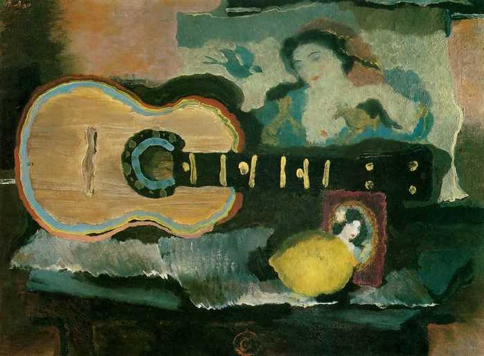 «Натюрморт с гитарой» 1930  Тульский музей (700x515, 38Kb)