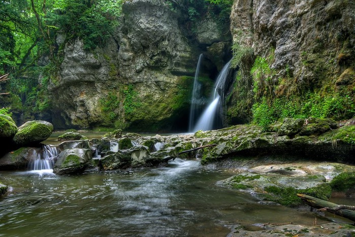 Водопад La Tine de Conflens, Швейцария 33909