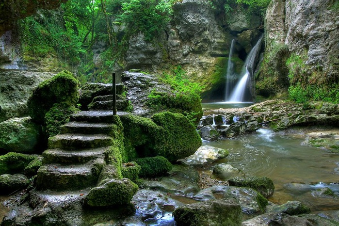 Водопад La Tine de Conflens, Швейцария 42709