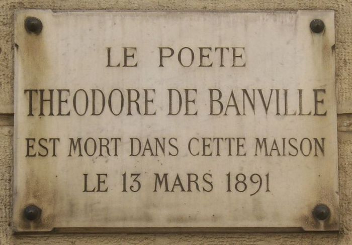 Plaque_Théodore_de_Banville,_10_rue_de_l'Éperon,_Paris_6 (700x488, 48Kb)