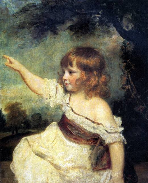 Портрет леди Джонс в детстве (Молодец, заяц), ок. 1788-89 (521x642, 55Kb)