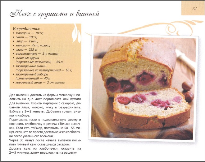 Хлебопечка рецепты