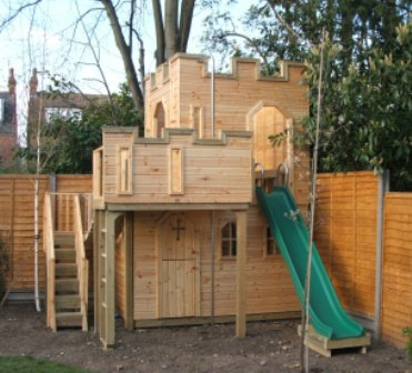 wooden castle playhouse