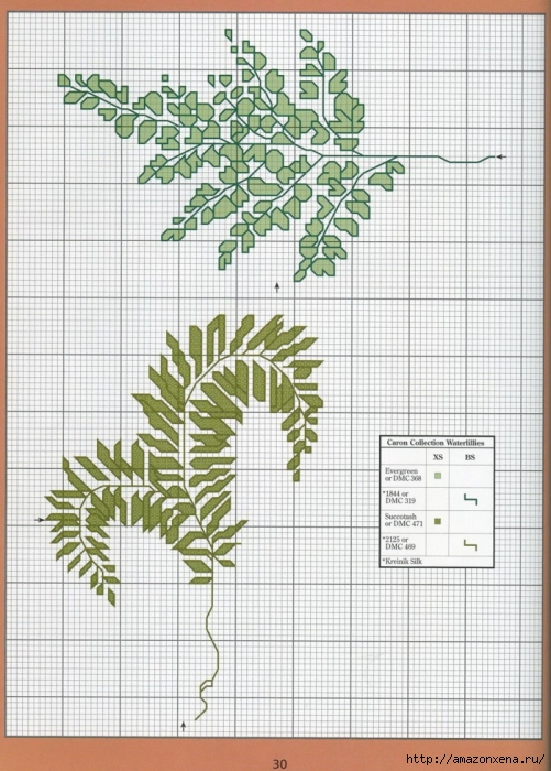 Отличный журнал вышивки Marie Barber - Cross-Stitch Florals (24) (501x700, 302Kb)