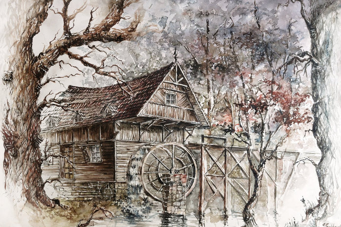 Mill_by_haunted_tower (700x466, 150Kb)
