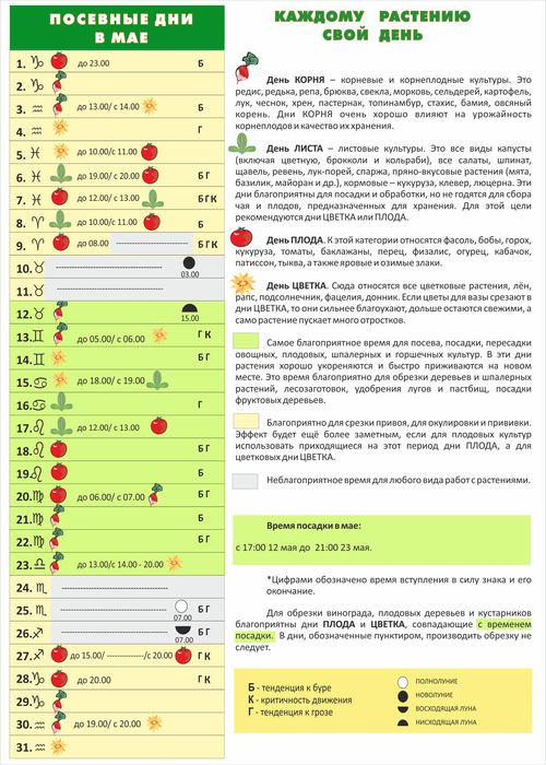 Посевной календарь марии тун 2017