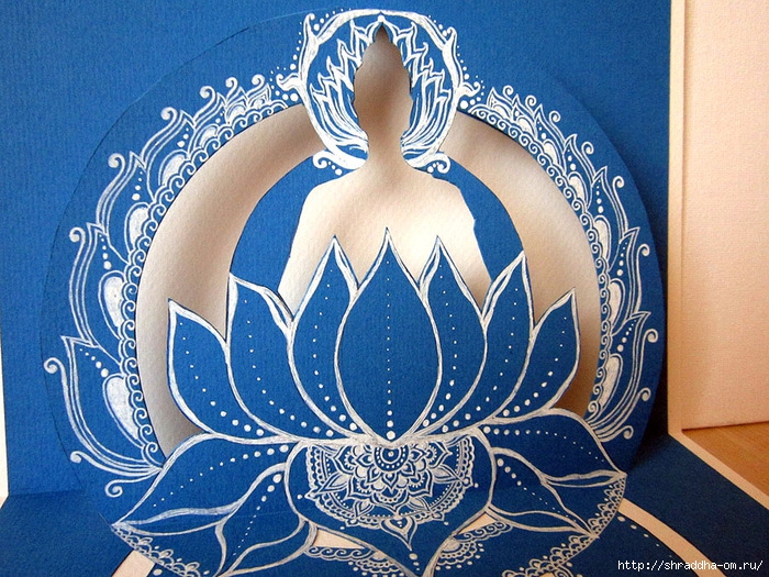 3D-открытки Синий Будда, автор Shraddha (3) (700x525, 371Kb)