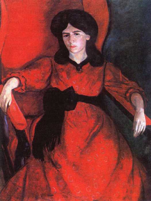 Лиза в кресле. Портрет жены художника, 1910 (525x700, 34Kb)