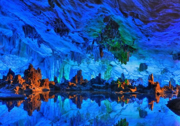 пещера Тростниковой Флейты китай фото 1 (604x425, 85Kb)