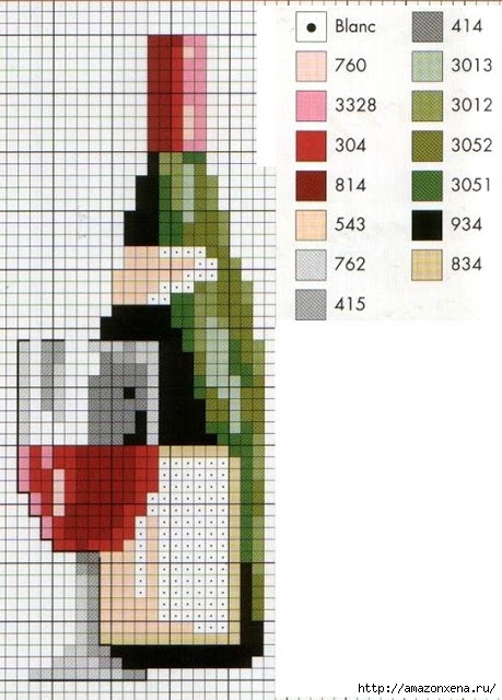 Схема вышивки винограда для скатерти и подушки (10) (459x640, 179Kb)