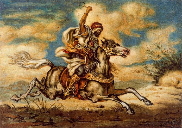 Arab on horseback (700x491, 107Kb)