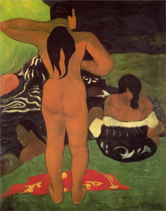Таитянки на берегу, 1892 (552x700, 55Kb)